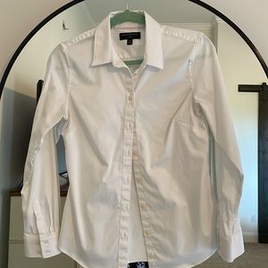 Banana Republic white button up